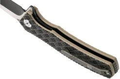 WE Knife 711D Blitz Pocket Knife, Tan-black G10 -Chic Knife Store WK711D 05 we knife wk711d 05