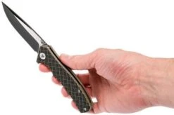 WE Knife 711D Blitz Pocket Knife, Tan-black G10 -Chic Knife Store WK711D 08 we knife wk711d 08