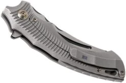 WE Knife 713C Sea Monster Gray Handle, Two Tone Blade Pocket Knife -Chic Knife Store WK713C 04 we knife wk713c 04