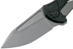 WE Knife 915A Sugga Grey Satin Pocket Knife, Mikkel Willumsen Design -Chic Knife Store WK915A 03 we knife
