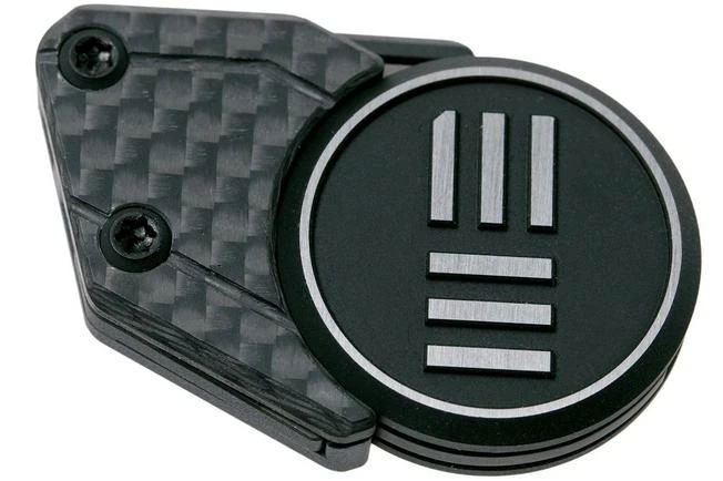 WE Knife Quark WE20021-2 Silver Neck Knife, Ostap Hel Design 5 WE Knife Quark WE20021-2 Silver Neck Knife, Ostap Hel Design - Image 3