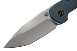 WE Knife Trogon WE22002B-1 Blue Titanium, Bead Blasted CPM 20CV Pocket Knife -Chic Knife Store WKWE22002B 1 03 weknife
