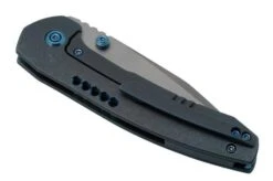WE Knife Trogon WE22002B-1 Blue Titanium, Bead Blasted CPM 20CV Pocket Knife -Chic Knife Store WKWE22002B 1 07 weknife