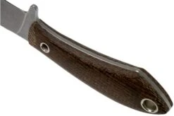 White River Knives Sendero Pack Hunting Knife Natural Burlap Micarta, Jerry Fisk Design -Chic Knife Store WRJF PAC BNA 04 white river knives