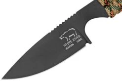 White River M1 Backpacker WRM1-PTS-CBI Treestand Camo Paracord, Black Coated, Neck Knife -Chic Knife Store WRM1 PTS CBI 03 whiteriver