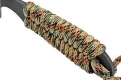 White River M1 Backpacker WRM1-PTS-CBI Treestand Camo Paracord, Black Coated, Neck Knife -Chic Knife Store WRM1 PTS CBI 04 whiteriver