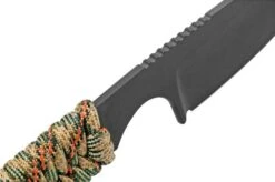 White River M1 Backpacker WRM1-PTS-CBI Treestand Camo Paracord, Black Coated, Neck Knife -Chic Knife Store WRM1 PTS CBI 05 whiteriver