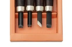 Yoshiharu H-4 Japanese Wood Carving Knives, Set Of 4 -Chic Knife Store YSH 002 03 yoshiharu