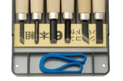 Yoshiharu KL-6 Maruichi Japanese Wood Carving Knives, Set Of 6 In Plastic Case -Chic Knife Store YSH 033 03 yoshiharu